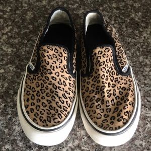 Cheetah print vans